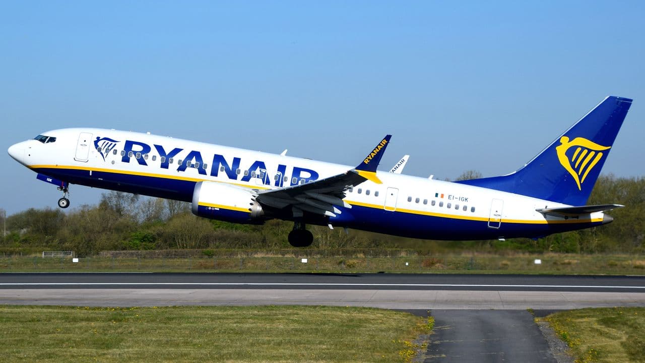 Avión de Ryanair