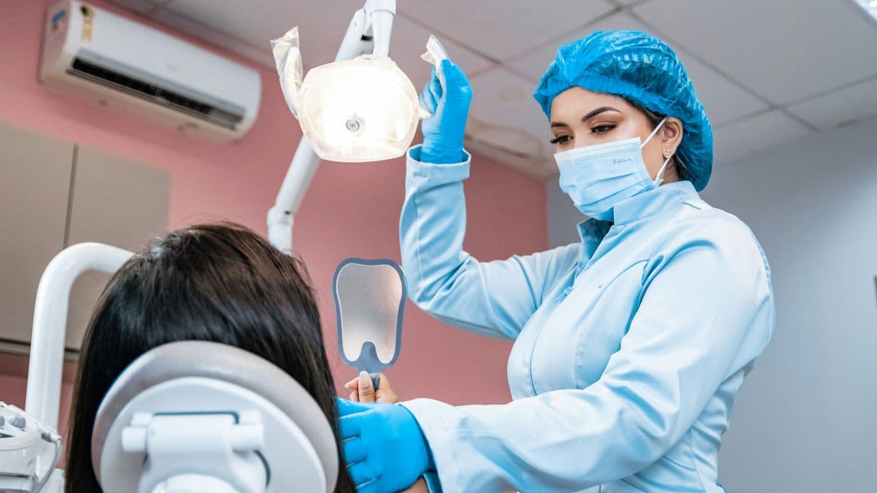Dentista con paciente