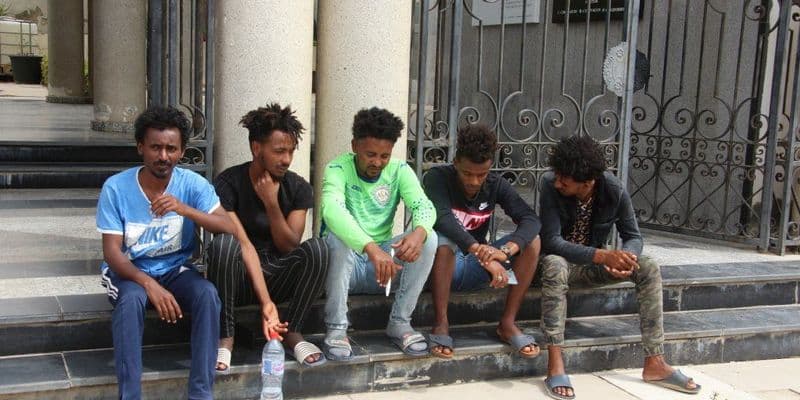 Jóvenes eritreos